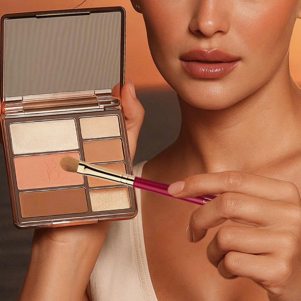 Cọ Tán Mắt Chichodo Eye Shadow Brush C113 – Lông Mềm Tự Nhiên, Tán Bầu Mắt & Nhũ Chuẩn Mịn